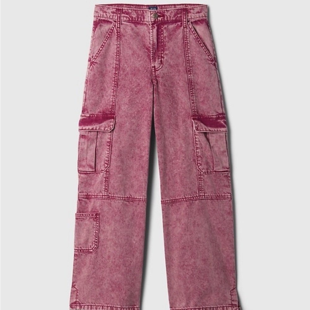 Kids Low Rise Stride Baggy Cargo Jeans